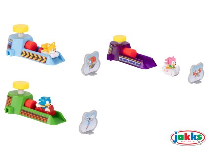 Sonic Go Go Racers Mini Launcher SET