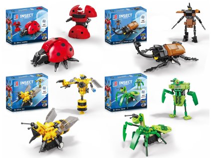Stavebnice Robot hmyz transformace