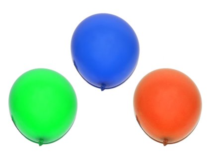 Balónek nafukovací 26cm - sada 10ks, metalický