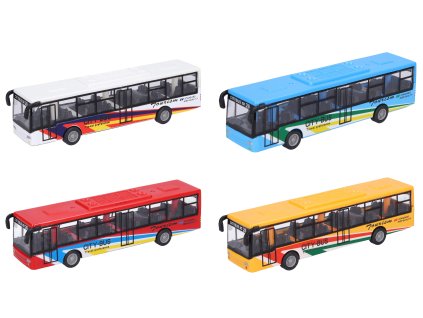 Autobus kovový 15 cm