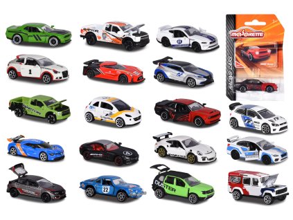 Autíčko kovové Racing , 18 druhů