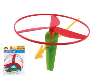 Vystřelovací vrtulka 2ks +startér plast 20cm v sáčku
