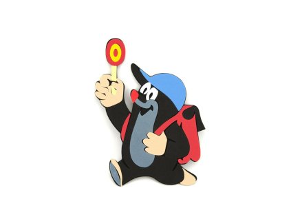 Krtek s lízátkem dekorace pěnová 22cm v sáčku