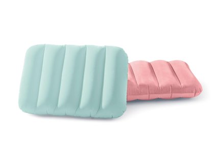 Polštářek gumotextilní nafukovací 43x28x9cm 2 barvy 3+