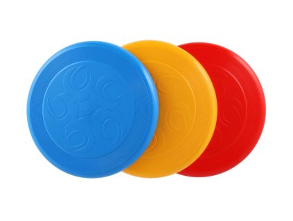 Létající talíř Frisbee plast 23cm 3 barvy 12m+