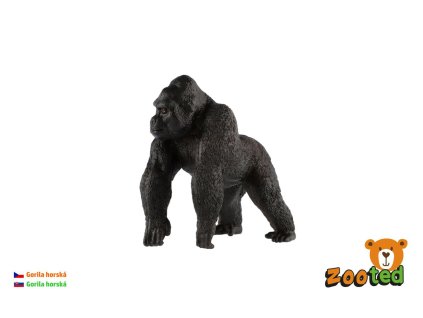Gorila horská zooted plast 11cm