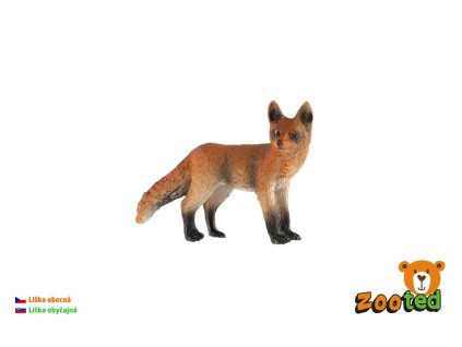 Liška obecná zooted plast 9cm