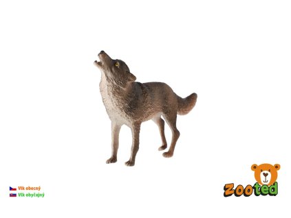 Vlk obecný zooted plast 10cm