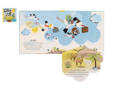 Kniha Bocian Maťko SK verzia 19,5x20cm