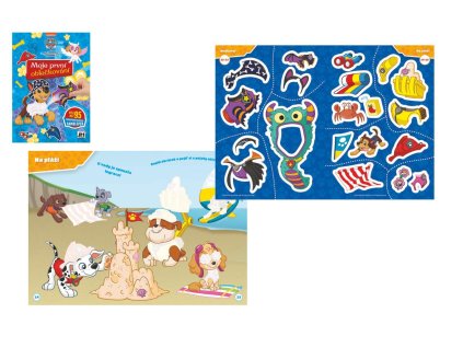 Moje první oblečkování Tlapková patrola/Paw Patrol 17x24cm