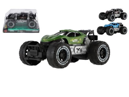 Auto OFF-ROAD plast 10x16cm na setrvačník 3 barvy v blistru