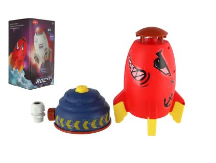 Raketa vodní rozprašovač na zahradu plast 12x27cm v krabici 15x28,5x15cm