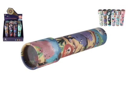 Kaleidoskop - Krasohled zvířátko 19cm mix barev  12ks v boxu