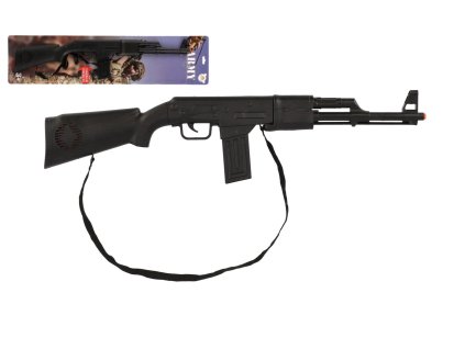 Samopal/Pistole klapací plast 66cm na kartě
