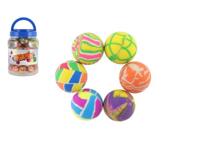 Hopík barevný 3,2cm mix barev 70ks v dóze