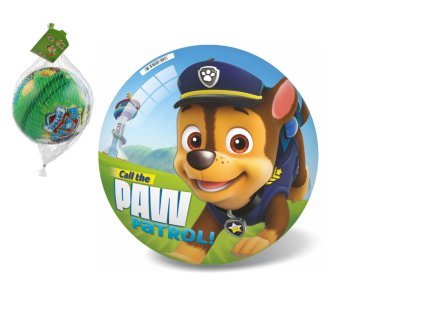 Míč Paw Patrol nafouknutý 14 cm v síťce