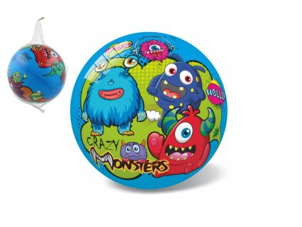 Míč Příšerky nafouknutý 23cm v síťce