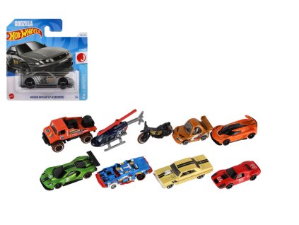 Auto/Autíčko Hot Wheels kov/plast 6-8cm na volný chod mix druhů na kartě