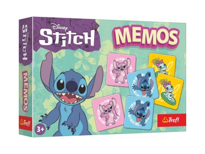 Pexeso papírové Lilo & Stitch společenská hra 30 kusů v krabici 21x14x4cm