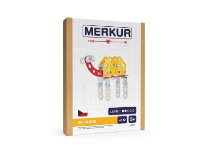 Stavebnice MERKUR Velbloud mini 45ks v krabici 13x18,5x3cm