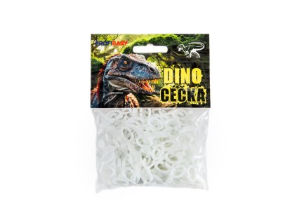 Dino céčka svítící cca 150ks plast v sáčku 11x15cm
