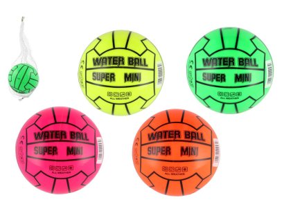 Míč k vodě mini nafouknutý 14cm 4 barvy v síťce