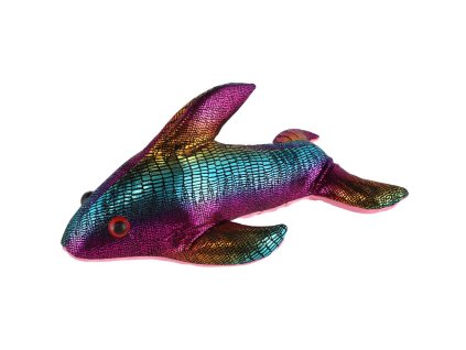 Ryba plněná pískem 1100 g mačkací antistresová látka 25cm v sáčku