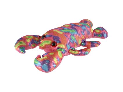 Rak plněný pískem 800 g mačkací antistresový látka 21cm v sáčku