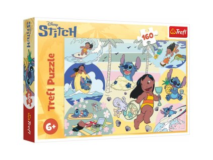 Puzzle Pravidla Stitche 41x27,5cm 160 dílků v krabici 29x19x4cm