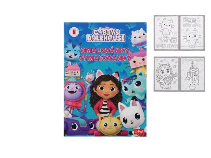 Omalovánky Gabby's Dollhouse 20x27,5 cm