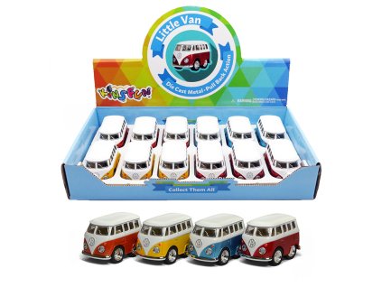 Kovový model - Volkswagen Little Van - 4 druhy