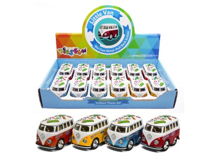 Kovový model - Volkswagen Little Van - 4 druhy