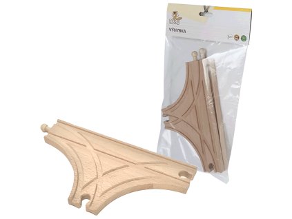 BABU vláčky - Kolej T 21,5 cm, 2ks