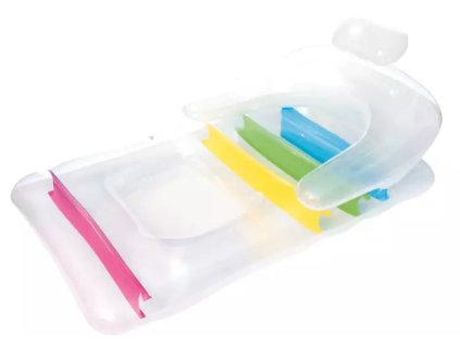 BESTWAY 43011 - Nafukovací lehátko s opěrkou Summer Colors™ 165 x 89 cm