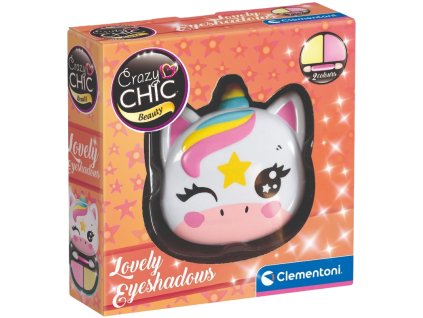 Clementoni - CRAZY CHIC Oční stíny Jednorožec