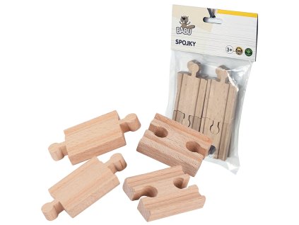 BABU vláčky - Koleje spojky 4+4 ks