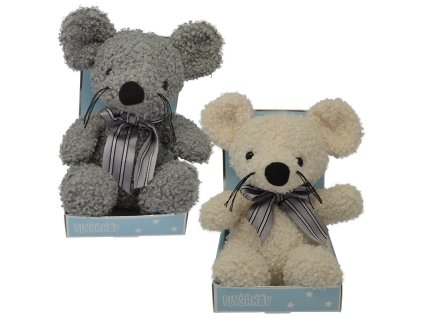 PLYŠÁKOV - Myšák s mašlí 15 cm více druhů