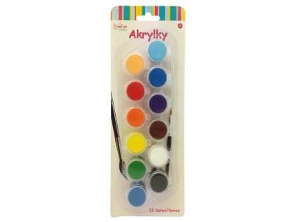 CreaFun - Akrylky 12 barev