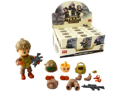 Figurky - Speciální jednotka PÍSEČNÁ BOUŘE - 12 druhů