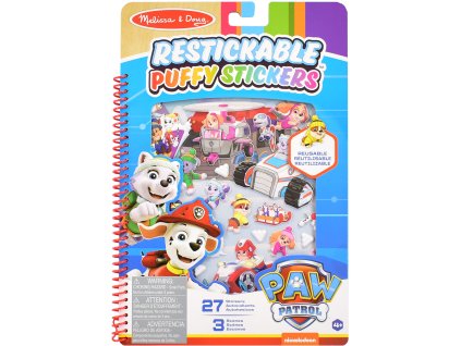 Melissa & Doug - TLAPKOVÁ PATROLA - Kniha s puffy samolepkami - Jakeova hora
