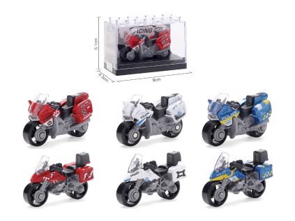 Kovový model motorky 1:64 - více druhů