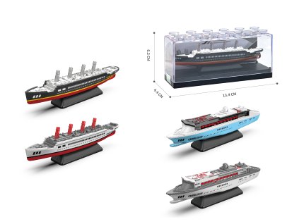 Kovový model výletní lodi 1:64 - více druhů
