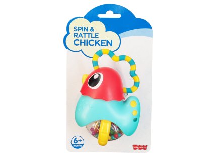 HAP-P-KID Chrastítko pro miminka - Kuře