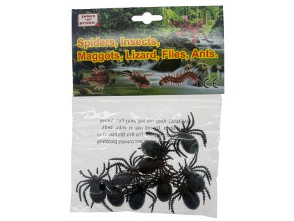 Plastový pavouk v sáčku 10 ks