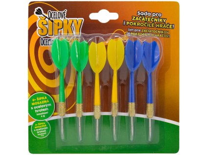 Univerzální sada šipek s kovovým hrotem