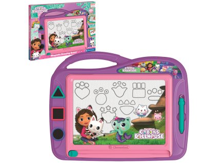 Clementoni - Magnetická kreslící tabule - Gabinin kouzelný domek