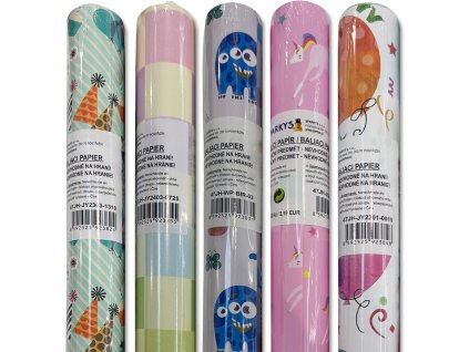 Balicí papír dětský 200 x 70 cm více druhů