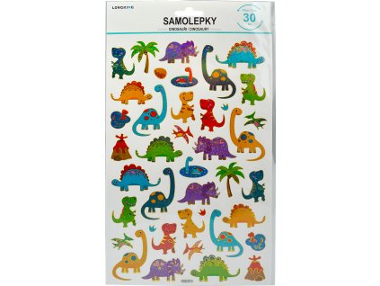 Samolepky - Dinosauři 30 ks