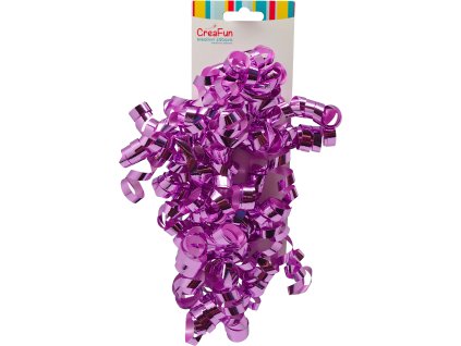 Dárková metalická mašle světle růžová, 2 ks (6 mm)