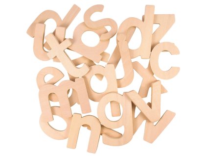 Bigjigs Toys Dřevěná abeceda malá písmena